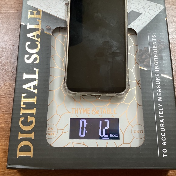 Thyme & Table Luxe Collection Digital Scale New in Box - Picture 3 of 14
